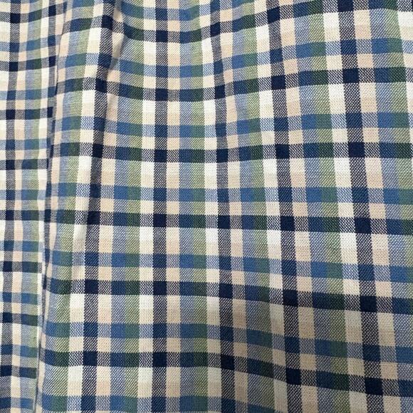 Johnnie O Hangin Out Button Down Shirt Plaid Medium Tailgate Prep Harborcore - Picture 3 of 7